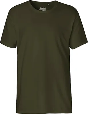 Produktbild von Neutral O61030 | Herren Interlock T-Shirt / 100% Fairtrade Baumwolle - Farbe: Military - Größe: L