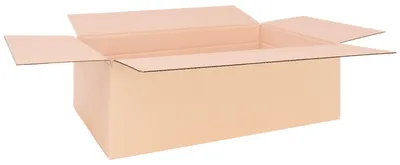 Produktbild von verpacking 75 Faltkartons 545 x 325 x 185 mm Braun (Außenmaß 550 x 330 x 195 mm) variable Höhe bei 130 mm KK 96 1-wellig Versandkarton für Waren DHL Paket DPD GLS Hermes Kartons