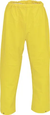 Produktbild von Gelbe Regenhose mit Polyurethan-Beschichtung und verschweißten Nähten
