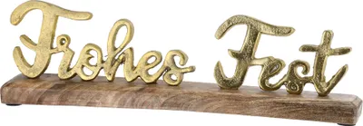 Produktbild von Schriftzug Frohes Fest gold