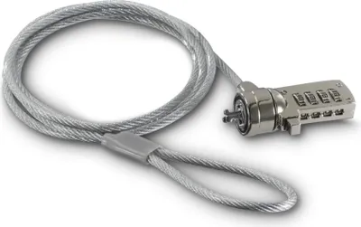 Zdjęcie produktu dla Hama Light, 1,8 m, Zamek szyfrowy, Plastik, Stal, Srebrny