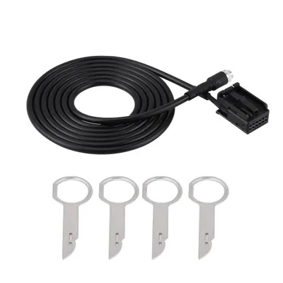 Obrázek produktu pro 6000 CD MP3 audio vstupní aux kabelový adaptér pro Ford Focus Mondeo s vyjmutými klíči