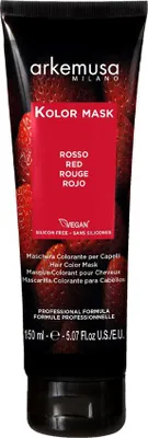 Produktbild von Arkemusa | Haarmaske Farbe - Rot 150 ml - Intensivpflege - Vegan und silikonfrei - Farbbrillanz