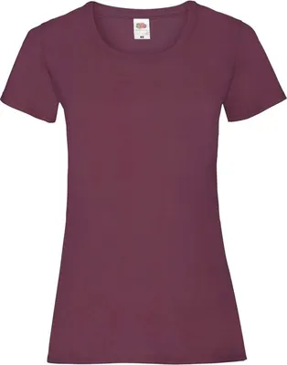 Obrázek produktu pro Dámské tričko, krátký rukáv - FOL VALUEWEIGHT T/W - burgundy - velikost M