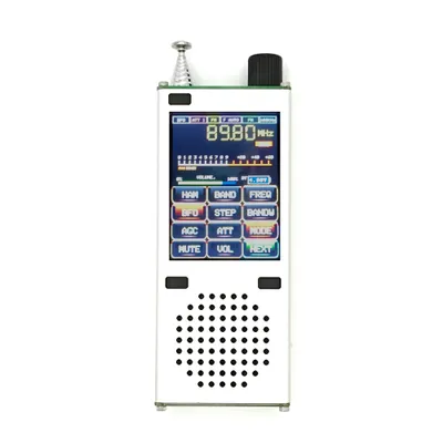 Obrázek produktu pro ATS120 SI4732 ESP32 BT 150K-30Mhz 64M-108Mhz Frekvenční amplitudová modulace přijímače LSB USB Všechny režimy pásma Nastavitelný 2,4palcový digitální TFT displej s otočným ovladačem