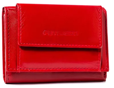 Produktbild von Peterson Portemonnaie aus Leder für Frauen Harddust rot One size