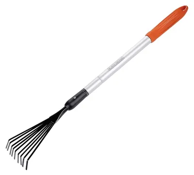 Image de BLACK+DECKER Râteau Télescopique 78-111 CM - Manche aluminium et tête acier carbone - Inoxydable