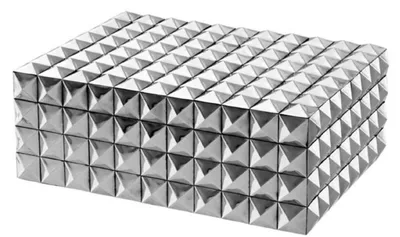 Produktbild von Casa Padrino Luxus Schmuckschatulle / Schmuckkasten mit Deckel Silber 28 x 21 x H. 10 cm - Luxus Qualität