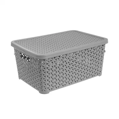 Obrázek produktu pro Orion Box RATAN s víkem šedý 154031