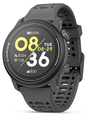 Productafbeelding van Coros Pace 3 GPS-smartwatch, zwart, siliconen band