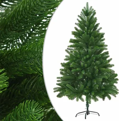 Obrázek produktu pro vidaXL Umělý vánoční stromek se světýlky a ozdobami 180 cm zelený