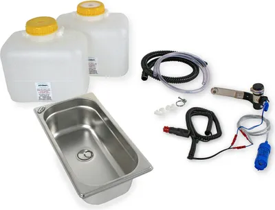 Image de 12V Camping Kit technique évier lavabo kit évier 325x176x100mm T4 T5
