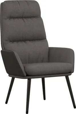 Obrázek produktu pro Relaxační křeslo tmavě šedé textil