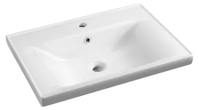 Image de SAVA 65 lavabo en céramique 65x46cm, blanc