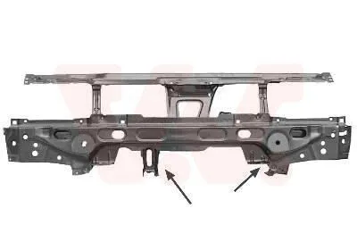 Produktbild von VAN WEZEL 5826668 Schlossträger Frontmaske für VW Caddy II Kastenwagen (9K9A) Vorne Frontverkleidung