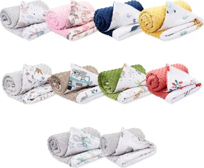 Zdjęcie produktu dla Kocyk dziecięcy Kocyk dziecięcy 75x100 cm - kocyk do wózka Kocyk dziecięcy Kocyk do wózka i wyposażenie początkowe dla noworodków i dzieci