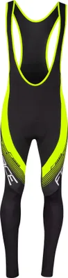 Obrázek produktu pro Kalhoty Force F58 pánské elastické lacl s vložkou černá-žlutá fluo Velikost S 900425-S
