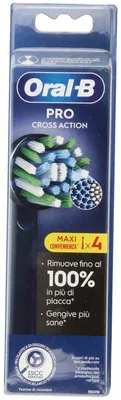 Obrázok produktu pre Oral B Cross Action nástavce na zubnú kefku balenie 4 nástavcov_effective