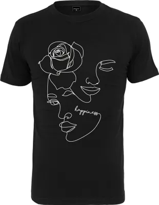 Produktbild von Mister Tee Female Shirt Ladies One Line Rose Tee Black-XS