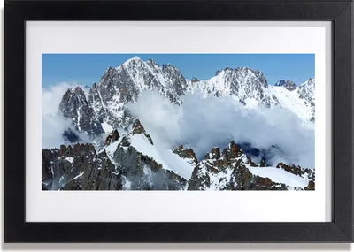 Produktbild von Bild 30x20 MDF-Rahmen Wandkunst Berglandschaft