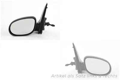 Produktbild von Außenspiegel passend für Ford Ka 09 02/09- Satz Links und Rechts schwarz 1570764 1567846 1672377 9S5117683AA5YYW 9S5117K741AA 9S5117K74 Johns