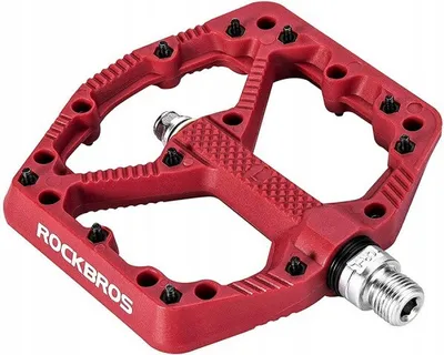 Immagine prodotto di Rockbros 2021-12ARD pedali per bicicletta in nylon con perno rosso