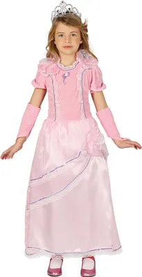 Produktbild von Prinzessinnen-Kostüm für Mädchen Faschingskostüm rosa