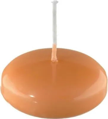 Produktbild von Schwimmkerzen Lachs 24 x Ø 60 mm, 20 Stück