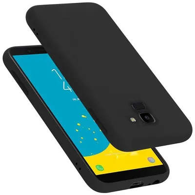 Immagine prodotto di Cadorabo custodia protettiva per Samsung Galaxy J6 2018 cover in nero telefono cellulare Custodia Cover TPU Etui