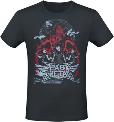 Produktbild von Babymetal T-Shirt Herren World Tour schwarz L