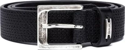 Produktbild von REPLAY Leder Gürtel Full Leather Belt W110 Black schwarz