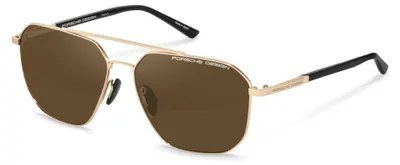 Produktbild von Porsche Design P8967 Gold, black 61/15/145 Herren Sonnenbrillen