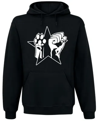 Produktbild von Pfote Faust - Kapuzenpullover Hoodie M