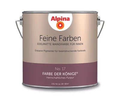 Produktbild von Alpina Feine Farben No. 17 Farbe der Könige® edelmatt 2,5 Liter