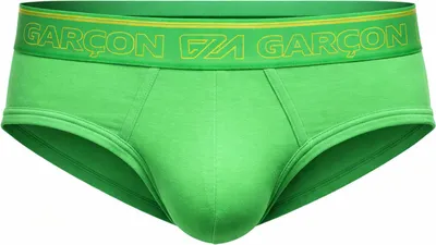 Image de Garçon - Sous-vêtement Slips Hommes - Brief Green - 1x Taille L