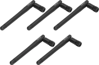 Imagen del producto de Antena plegable, antena omnidireccional, antena de alta ganancia, antena SMA macho, antena de señal, antena para transmisión inalámbrica