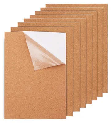 Immagine prodotto di Sottobicchiere in sughero autoadesivo - Ø 30 x 21 cm - 1 mm - 8 pezzi