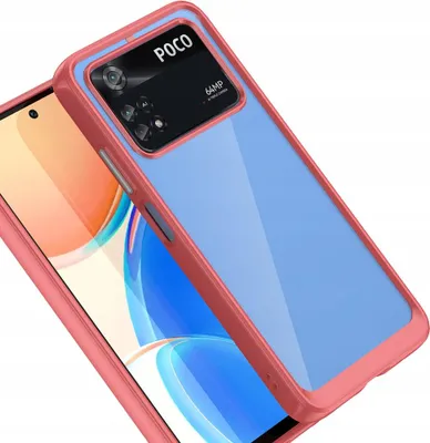 Image de Etui Silicone Outer Space pour Xiaomi Poco M4 Pro 5G - Rouge