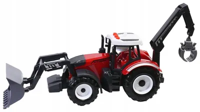 Produktbild von Dromader Traktor Belarus rot mit Schaufel und Licht