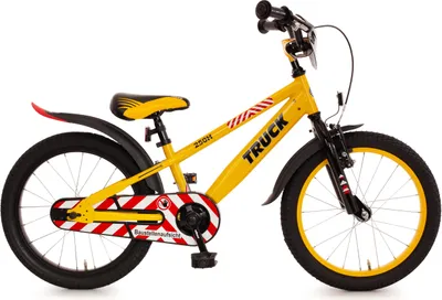 Produktbild von 18" Kinderfahrrad "Truck" gelb-schwarz – Bachtenkirch