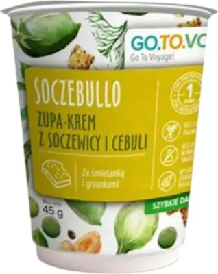 Obrázok produktu pre SOCZEBULLO krémová polievka so šošovicou a cibuľou 45g
