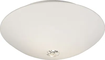 Immagine prodotto di Plafoniera LOX 3xE27/40W, bianco/opale/chiaro, IP44 L: 380, H: 130, attacco E27, dimmerabile