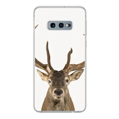Produktbild von MuchoWow® Handyhülle Schutzhülle Hülle für Samsung Galaxy S10e Hirsche - Tiere - Geweih - Kinder - Jungen Silikon Softcase Handy Hülle - Handy
