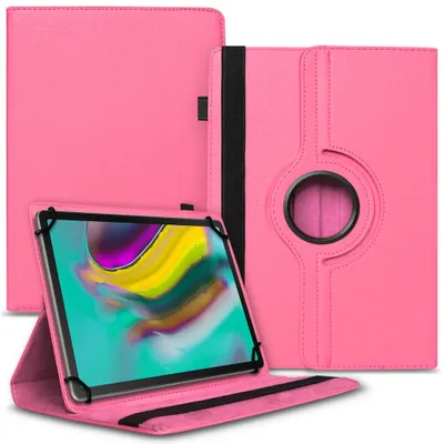 Produktbild von Tablet Hülle für Samsung Galaxy Tab S5e Tasche Schutzhülle Case Cover DrehbarFarben:Pink