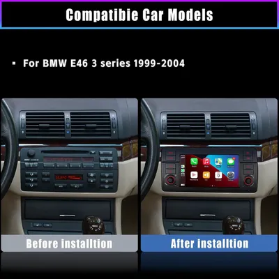 Obrázek produktu pro Autorádio BMW E46 - Autorádio - Multimediální přehrávač - Navigační systém - Radiopřijímač