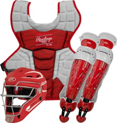 Produktbild von Rawlings CSV2A Velo 2.0 Erwachsene Catcher's Farbe Scharlach/Weiß