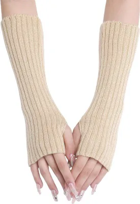 Immagine prodotto di Guanti termici, maniche lunghe riscaldanti per l'inverno, caldi e confortevoli, morbidi e traspiranti