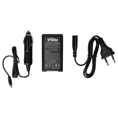 Produktbild von vhbw Ladegerät kompatibel mit JVC DVA10, DVA101, DV900K, DV900U, DV801US, DV900, DV800US, DV801, DVA11K Kamera - Ladeschale, Kfz-Adapter Ladeanzeige