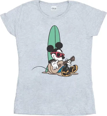 Produktbild von Disney - "Surf And Chill" T-Shirt für Damen BI32394 (XXL) (Grau)