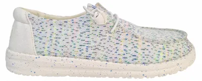 Produktbild von Hey Dude Wendy Stretch Speckle Slipper Weiß in Gr. 40